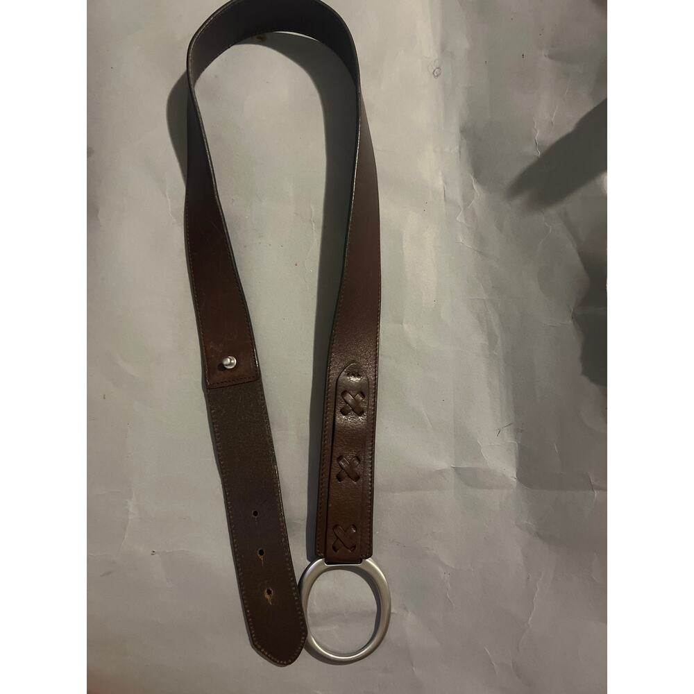 vintage Eddie Bauer genuine Italian leather belt